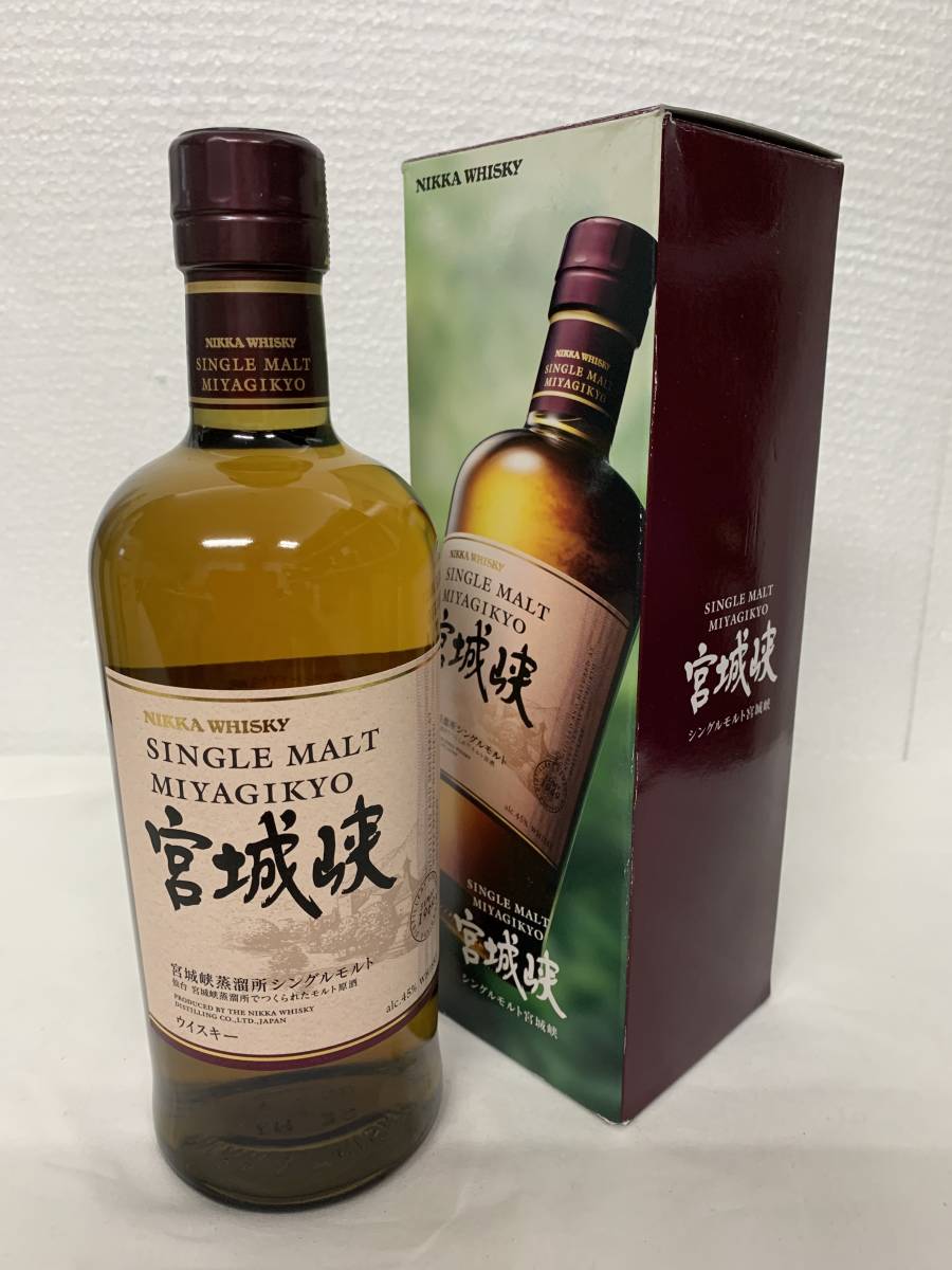 【安い，品質保証】 現行 NIKKA WHISKY シングルモルト 宮城峡 700ml 45% 箱付 宮城峡蒸溜所シングルモルト 同梱可(日本)｜売買されたオークション情報、yahooの商品情報をアーカイブ公開 - オークファン 日本