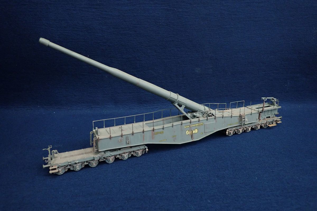 ドイツ軍 `レオポルド` プラモデル 28cm列車砲K5E 28cm 軍用車両 &amp