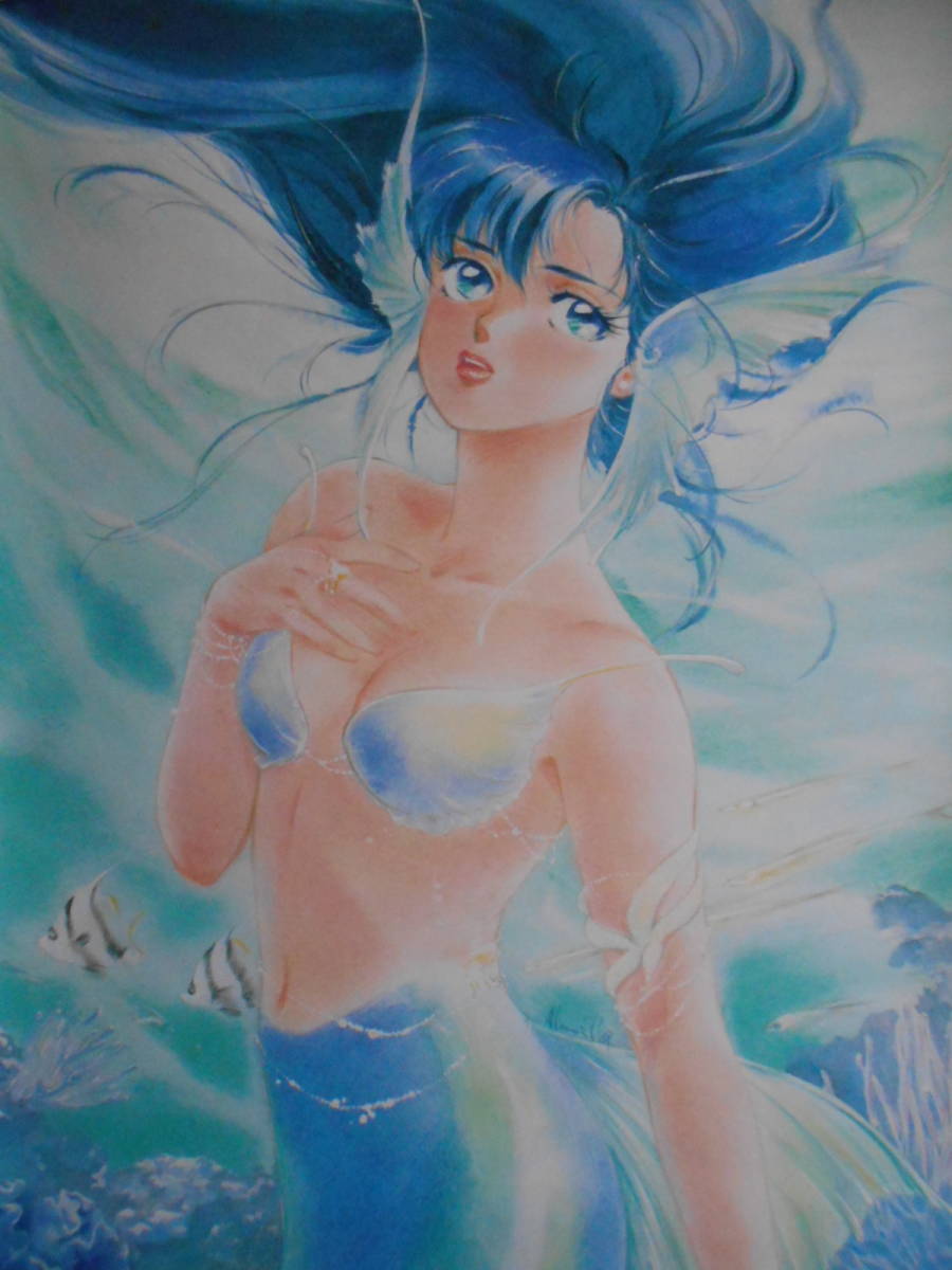 ３）激レア　きまぐれオレンジロード　ポスター　B2　　当時物　鮎川まどか　まつもと泉　稀少　入手困難　マンガ　アニメ　映画　コミック