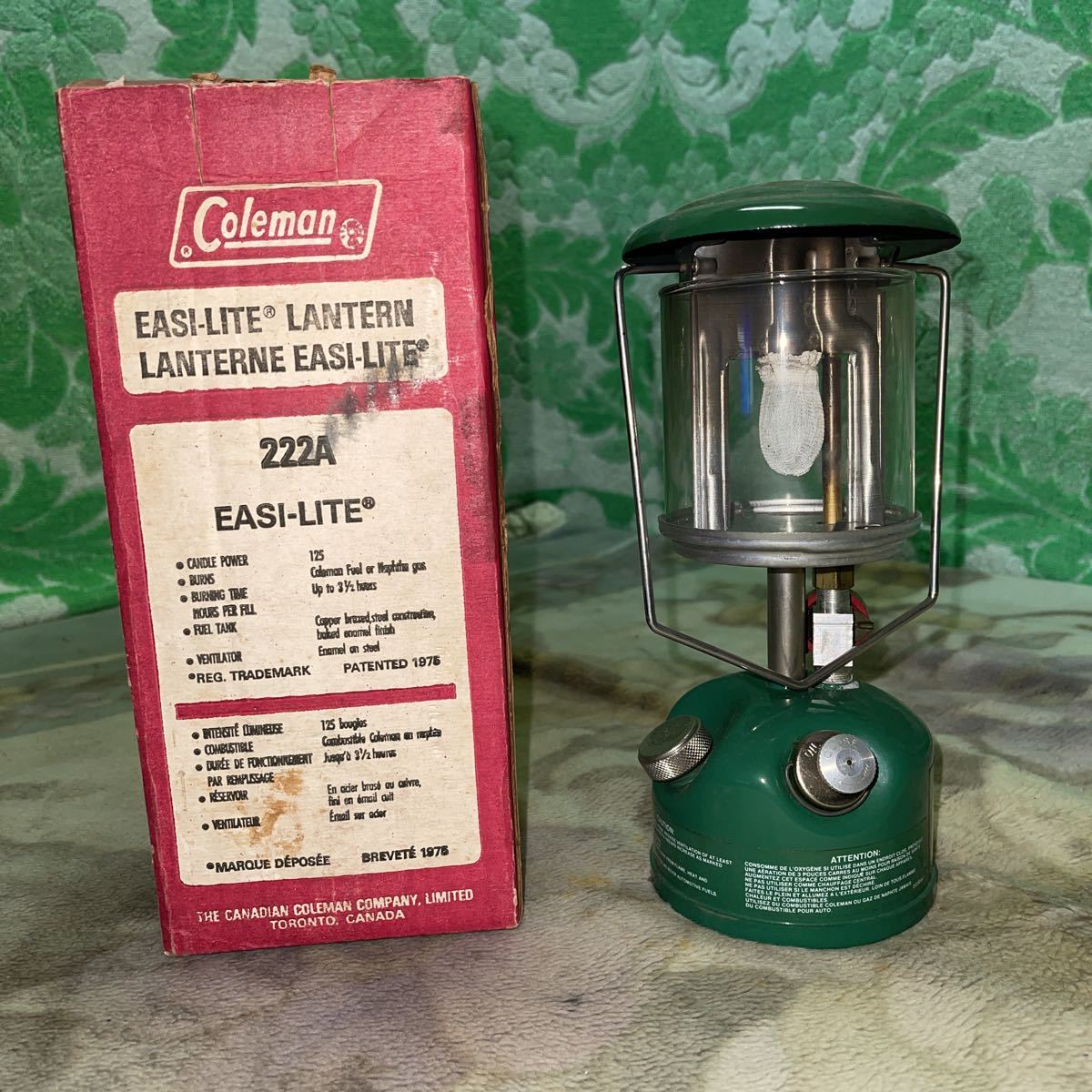 希少コールマンColeman 222A EASI ーLlTE LANTERN 希少コールマンColeman 222A EASI ーLlTE LANTERN