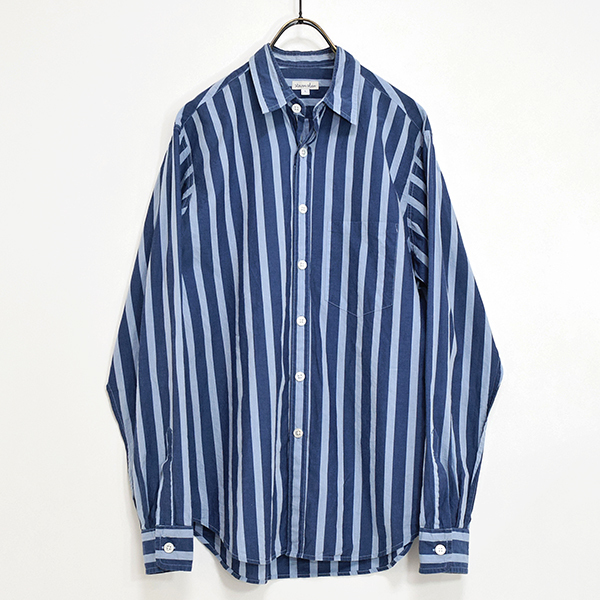 【未使用】YAECA × STEVEN ALAN 長袖シャツ ブルー Mサイズ YAECA × STEVEN ALAN 長袖シャツ ブルー Mサイズ Steven Alan