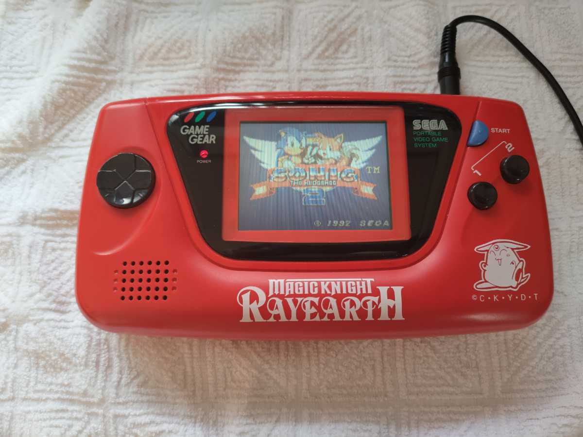 SEGAゲームギア レイアースver.全コンデンサ交換品 ソフト付き(ゲーム