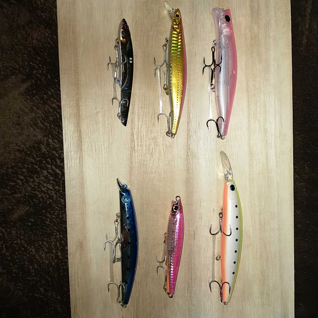 ミノー・プラグ 15個セット セットアッパー、ビッグバッカー等 バラ