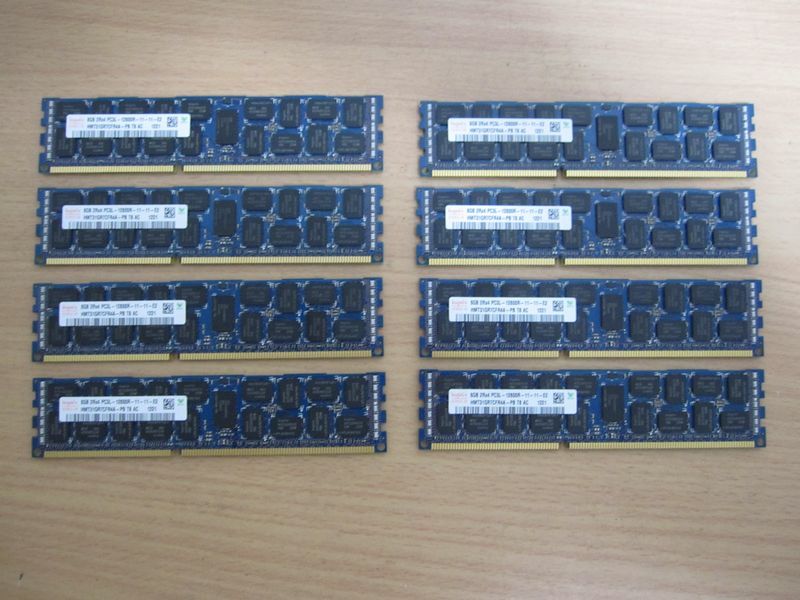 micron PC3L-12800U DDR3 2R×8 メモリ 8GB×2（計16GB）②