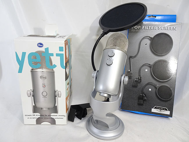 Blue Yeti コンデンサー マイク オマケツキ 通電OK◇ BLUE Yeti