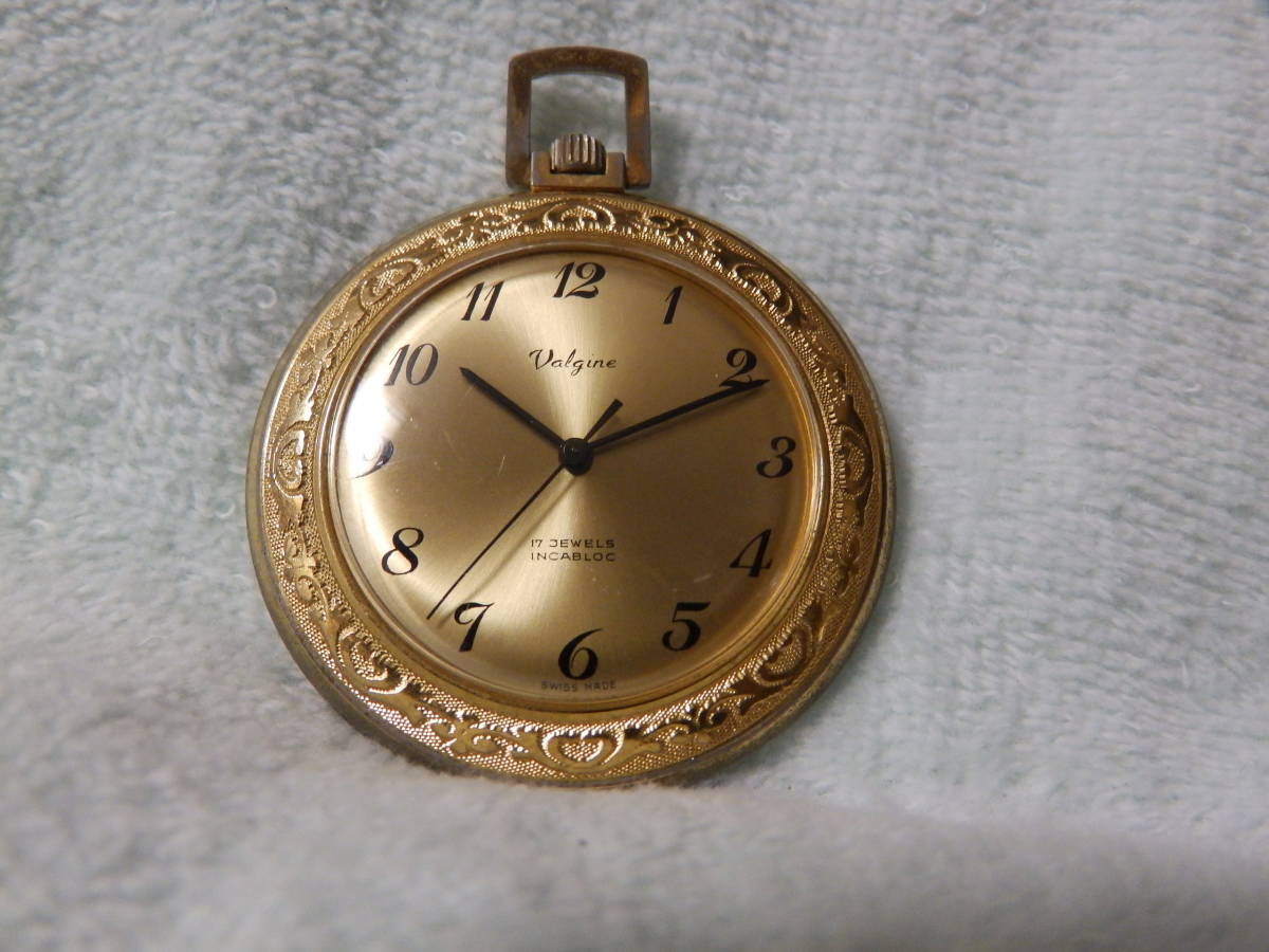 懐中時計 バルジン 手巻き 稼働品 257-401円〜稼働品Valgine 値下げValgine