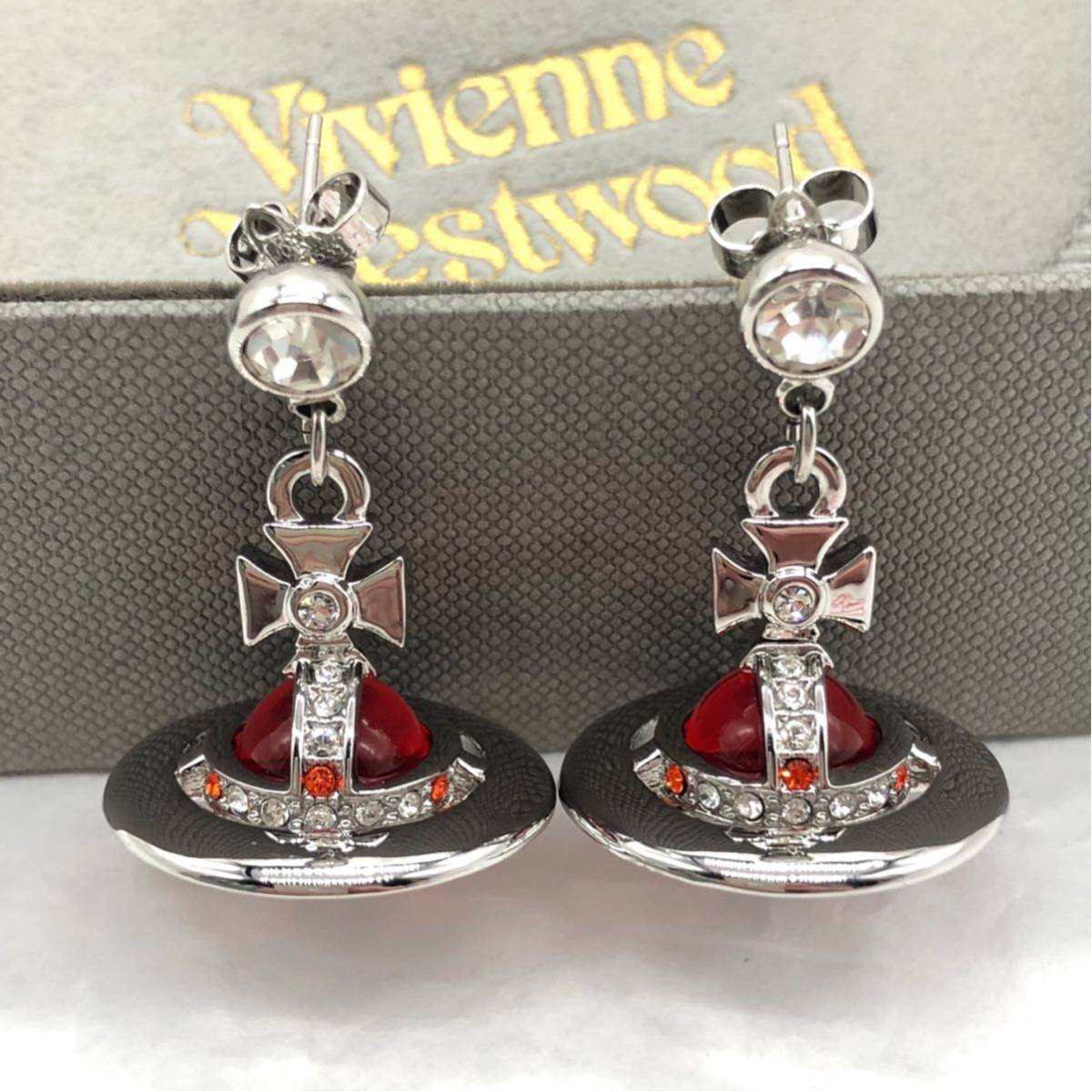お買い得，お買い得 Vivienne Westwood ヴィヴィアン ウエストウッド タイニー オーブ ピアス シルバー レッド 銀 赤(ネックレス、ペンダント、チョーカー)｜売買されたオークション情報、yahooの商品情報をアーカイ ネックレス、ペンダント、チョーカー