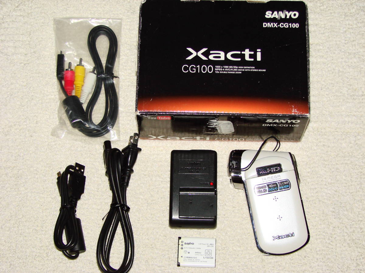 SANYO Xacti DMX-CG100 中古品！ Xacti SANYO DMX-CG100 デジタル