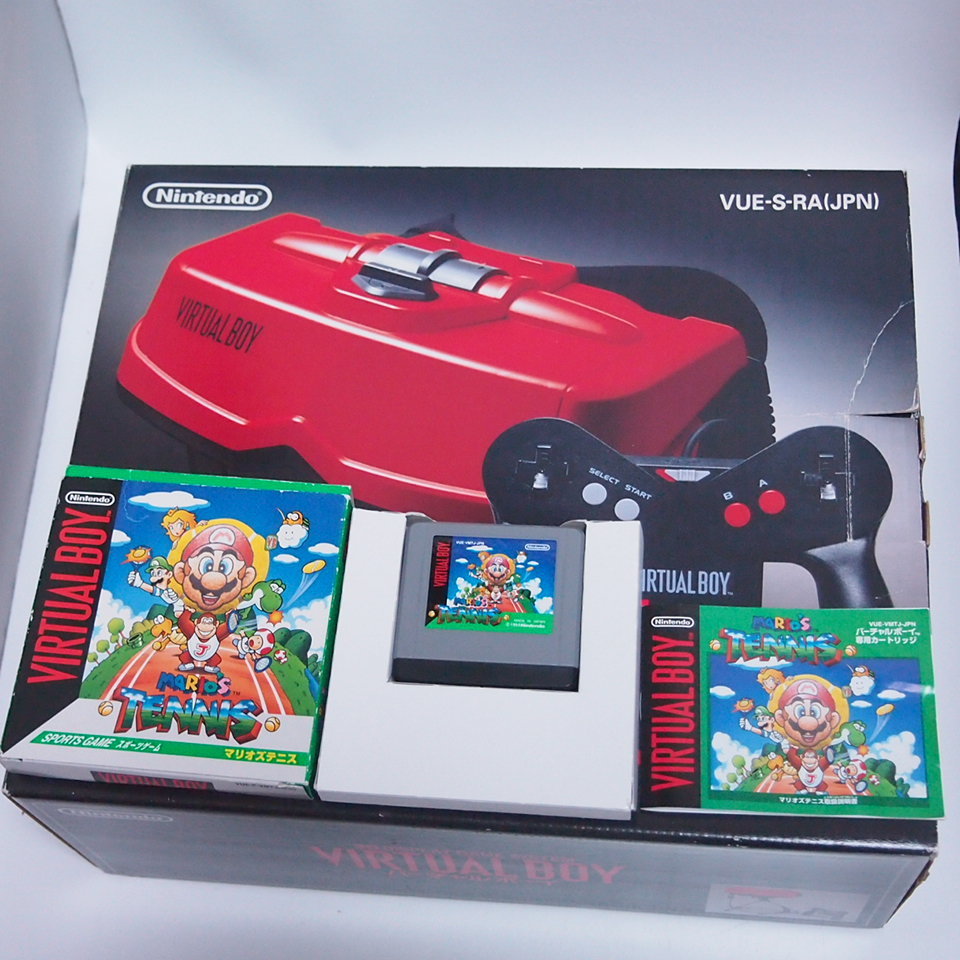 即決／美品／動作確認済】 任天堂 バーチャルボーイ マリオズテニス