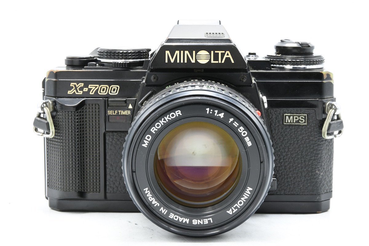 ◇ MINOLTA ミノルタ X-700 ブラック + MD ROKKOR 50mm F1.4 ジャンク