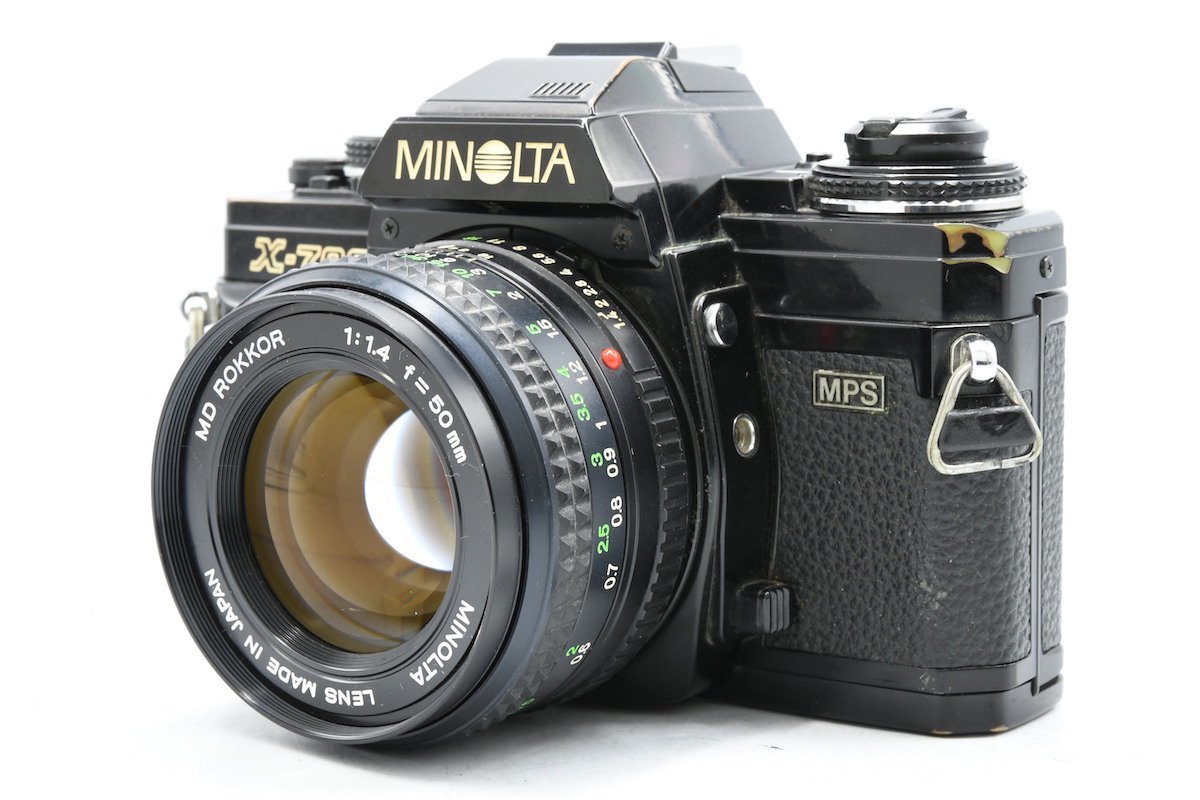 ◇ MINOLTA ミノルタ X-700 ブラック + MD ROKKOR 50mm F1.4 ジャンク