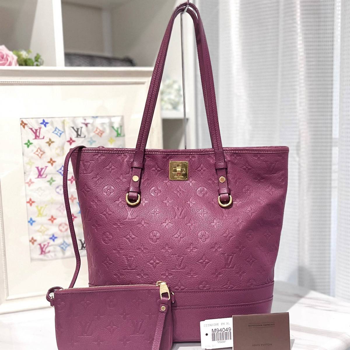 ルイヴィトン アンプラント シタディンPM オロール 美品☆