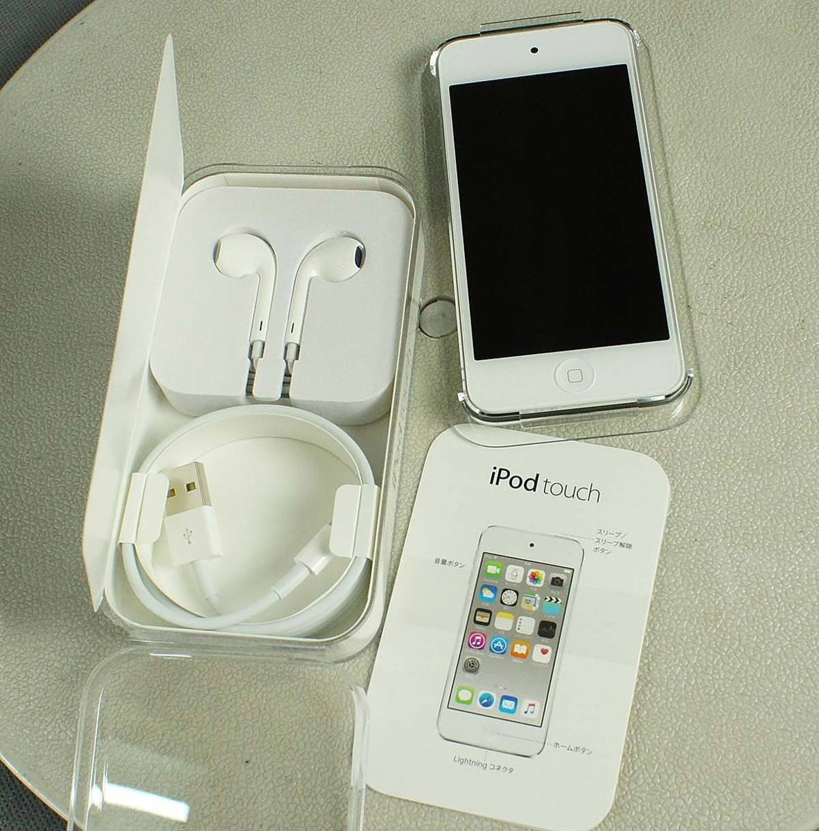 レターパック 美品 箱、付属品有 Apple iPod touch 第6世代 32GB シルバー NKHX2J/A 32GB シルバー 音楽 プレーヤー アップル IOS S092222