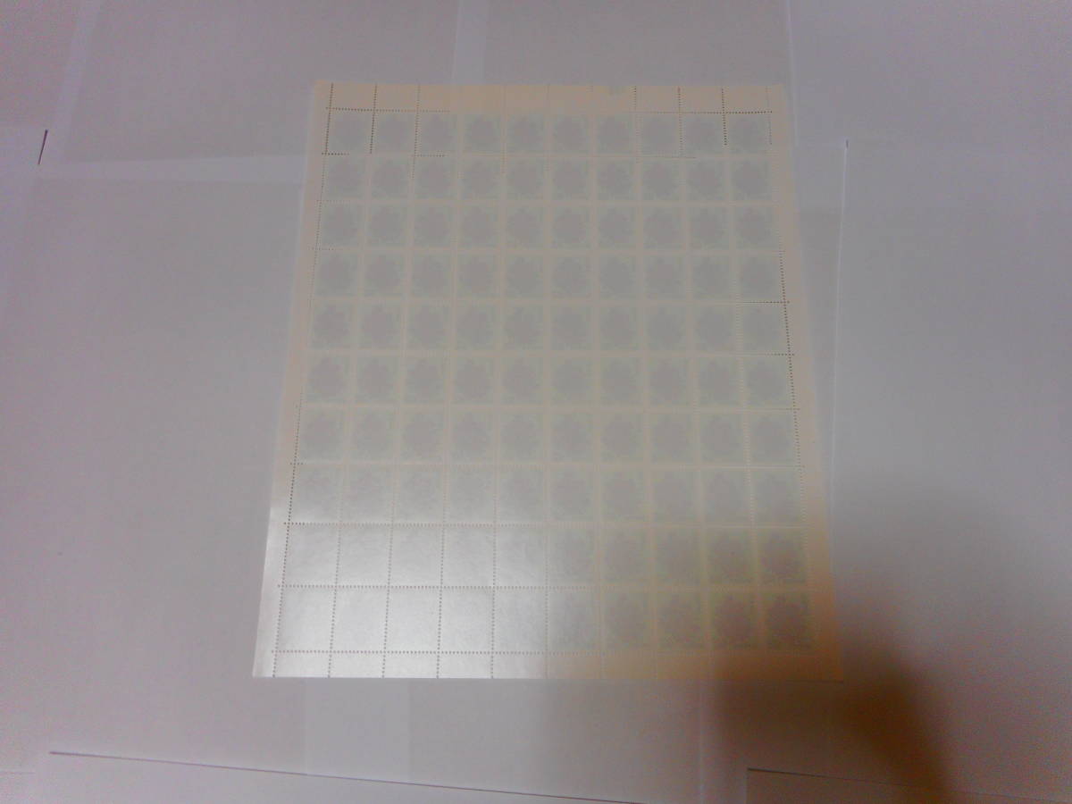 ２０１４年３月3日発売 スミレ ９２円切手 １００枚１シート 切手