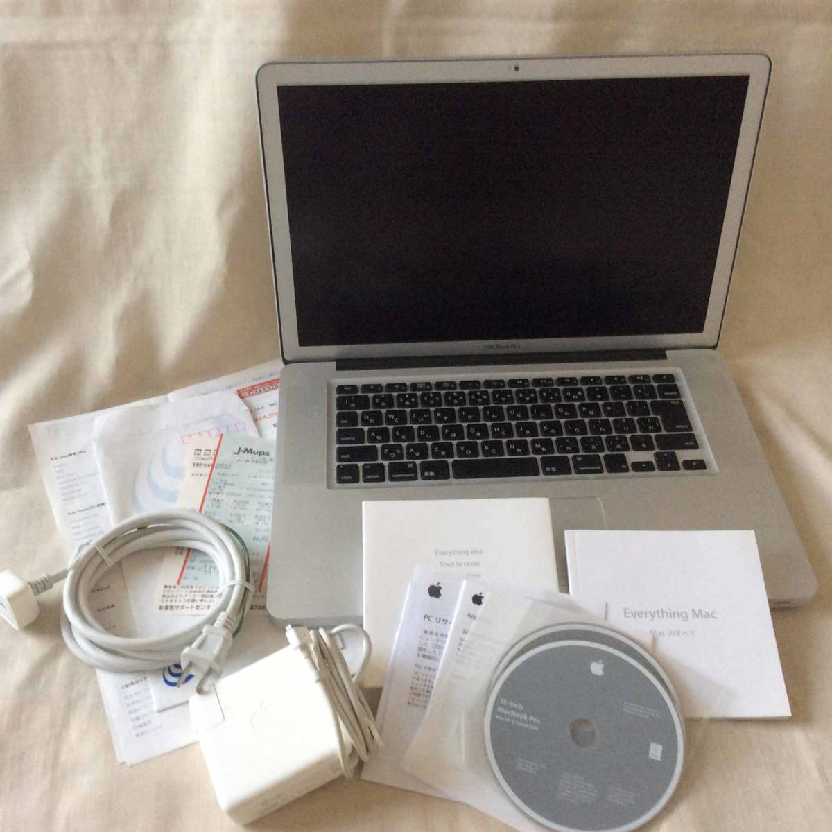 最安値，高品質 動作確認済み MacBookPro 15インチ mid2009 MC118J/A 