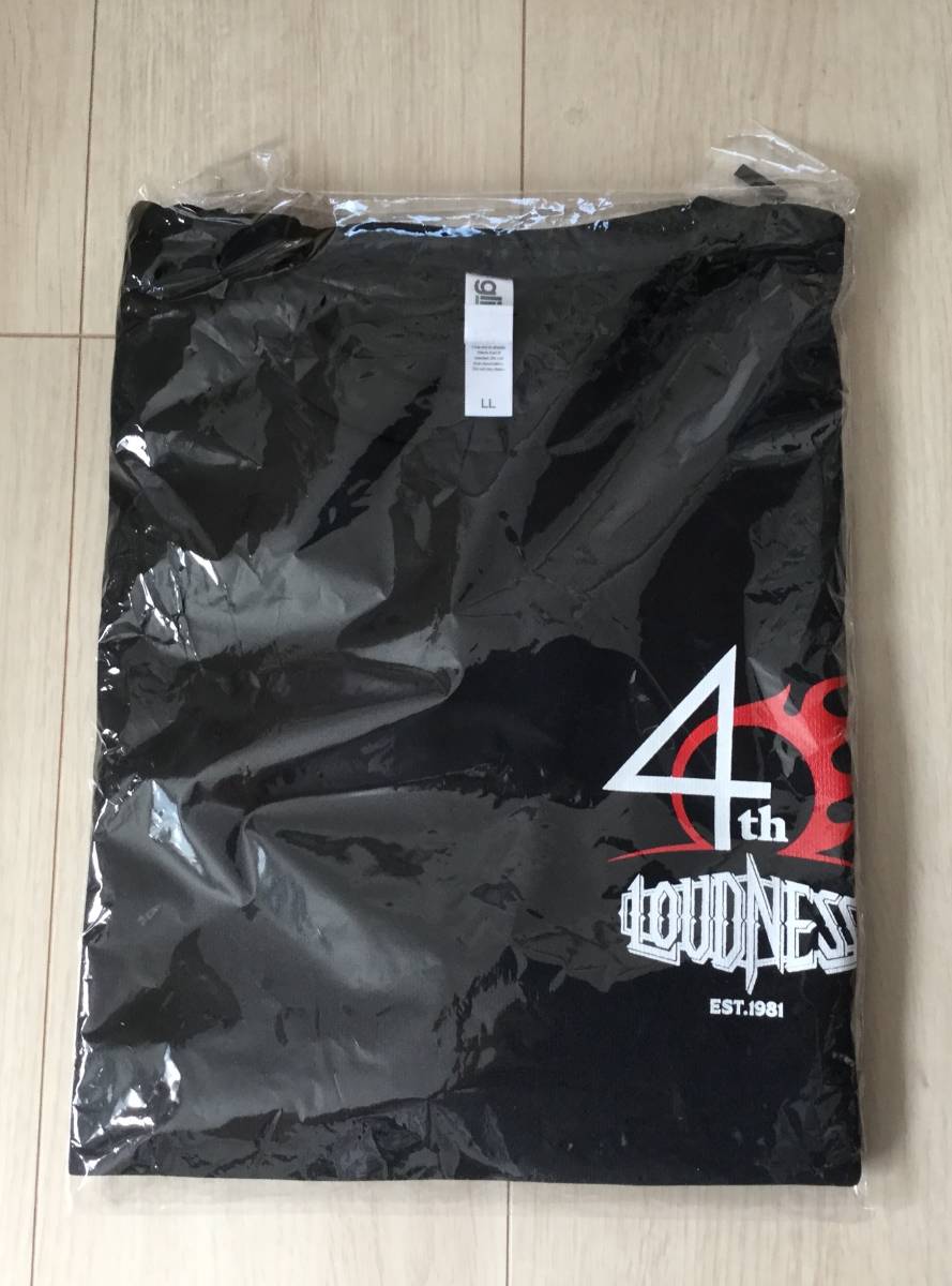 LL・XL ラウドネス STAY LOUD ドライメッシュ Tシャツ 40周年 ツアー 黒(ブラック)