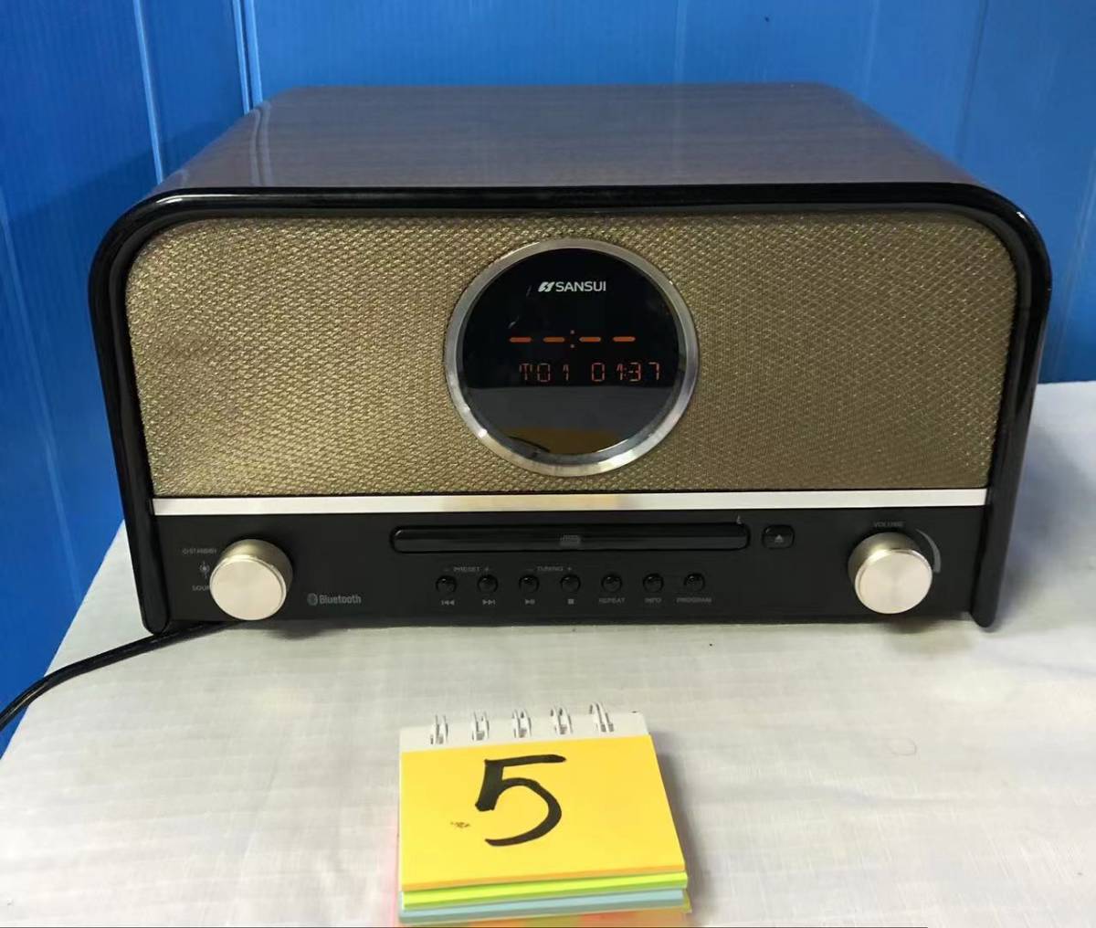 ラジオ Cd プレーヤー サンスイ スピーカー ブルートゥース ドウシシャ