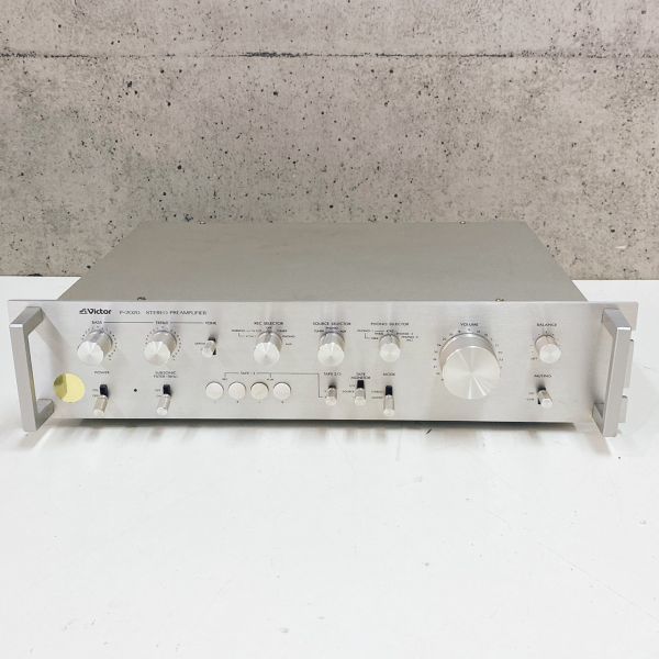 楽器、器材 Victor ステレオプリアンプ P-2020 ステレオパワーアンプ M