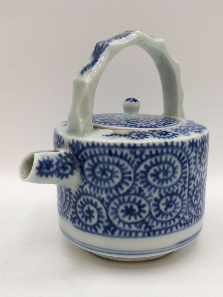 古伊万里 銚子 染付 酒器 蛸唐草文水次 水次 | お