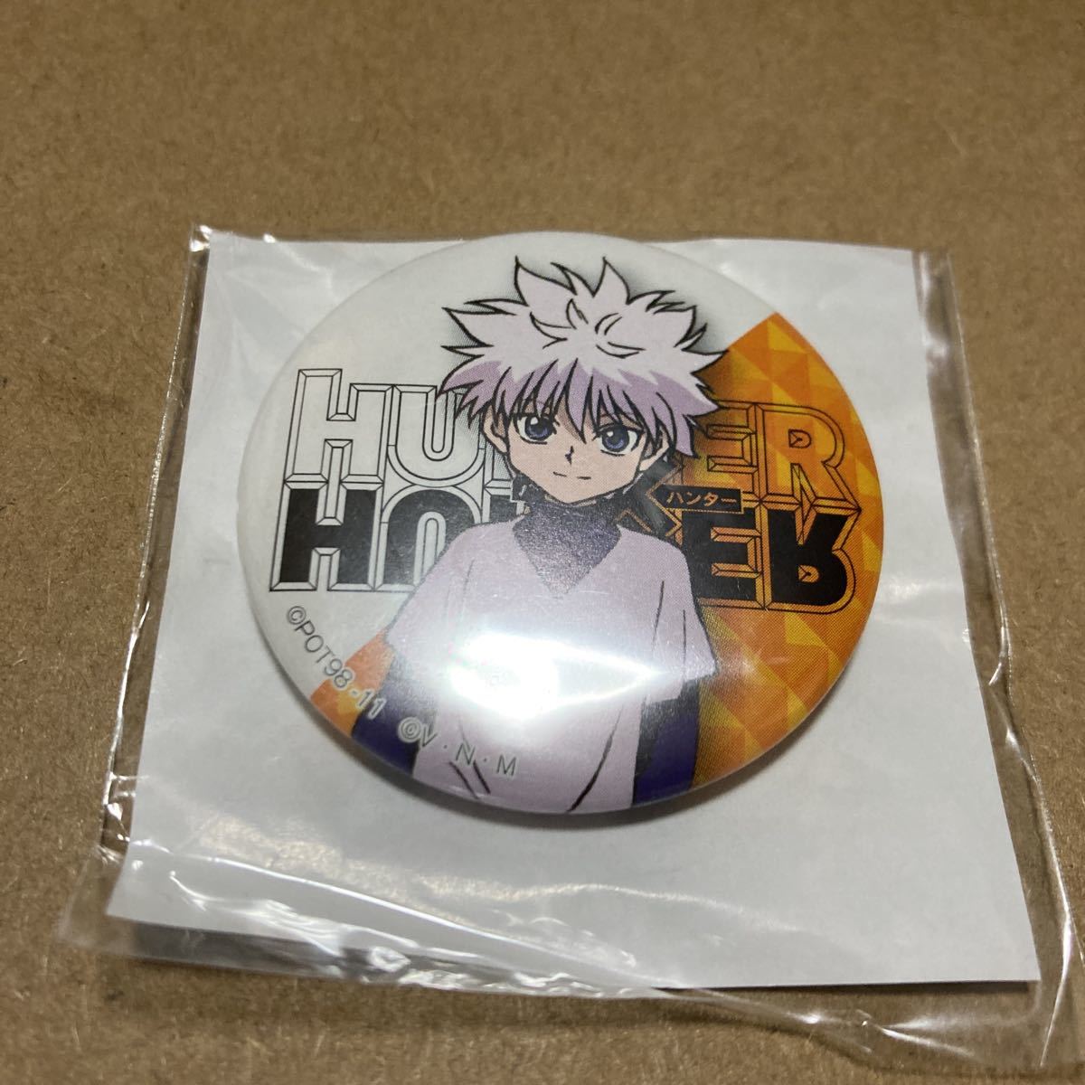 HUNTER×HUNTER ハンターハンタJ-world jw 缶バッジ キルア HUNTER