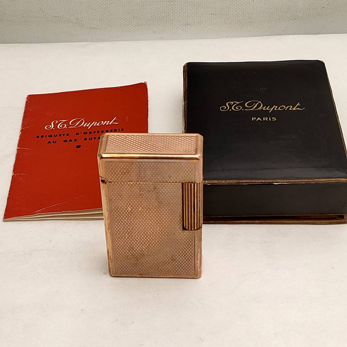 デュポン S.T.Dupont ガスライター LIGNE1 ライン1 ゴールドカラー 