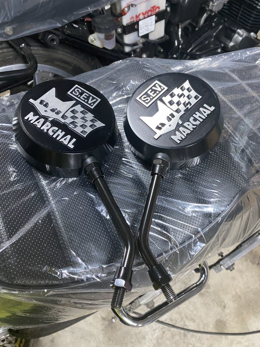 マーシャル ミラー アルミ 削り出し GS400 CB400F Z400FX KH250 KH400
