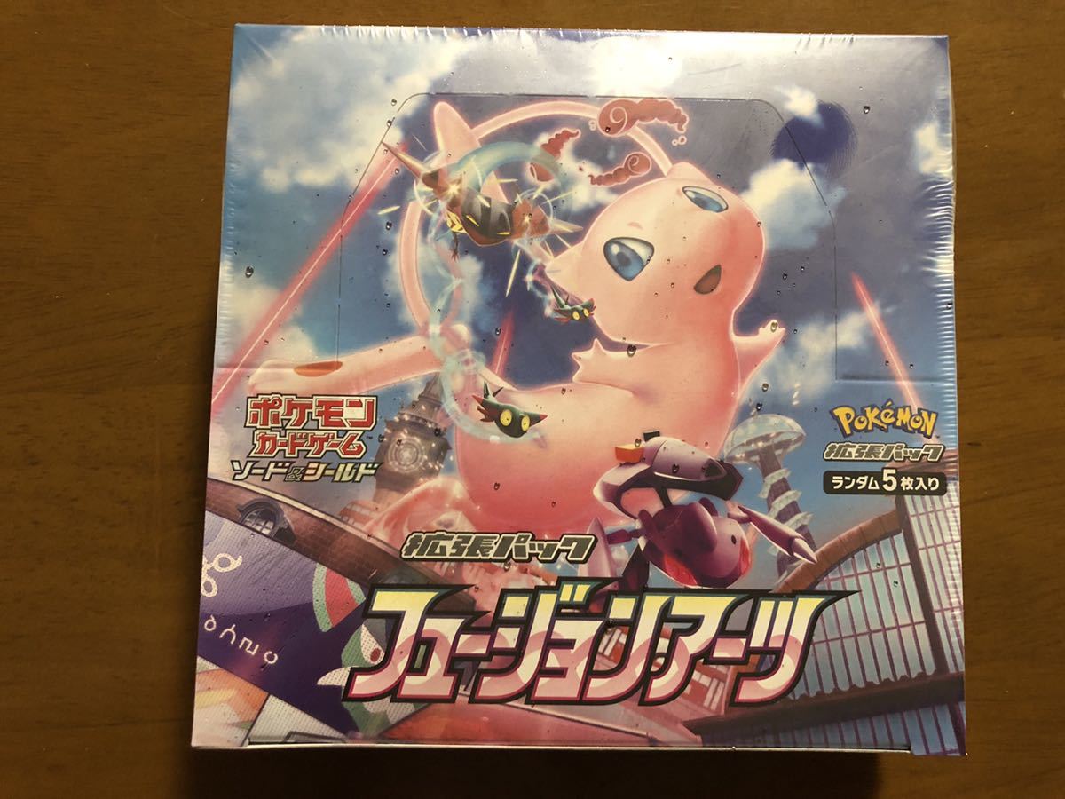 フュージョンアーツ 12BOX シュリンク付 未開封 ポケモンカード 新品
