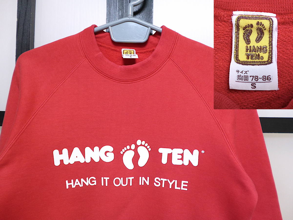 70s80s ビンテージ スウェット スクリューagain L HANG 70s TEN スウェット ヴィンテージ 80s オールドサーフ