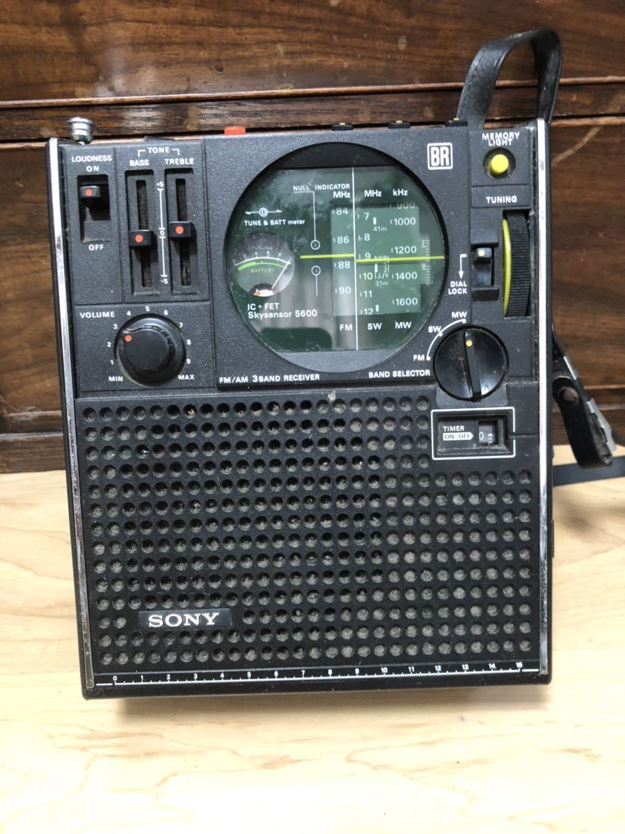 SONY スカイセンサー ICF-5600 ソニー | 3バンド 0 1 - FM ラジオ 公式