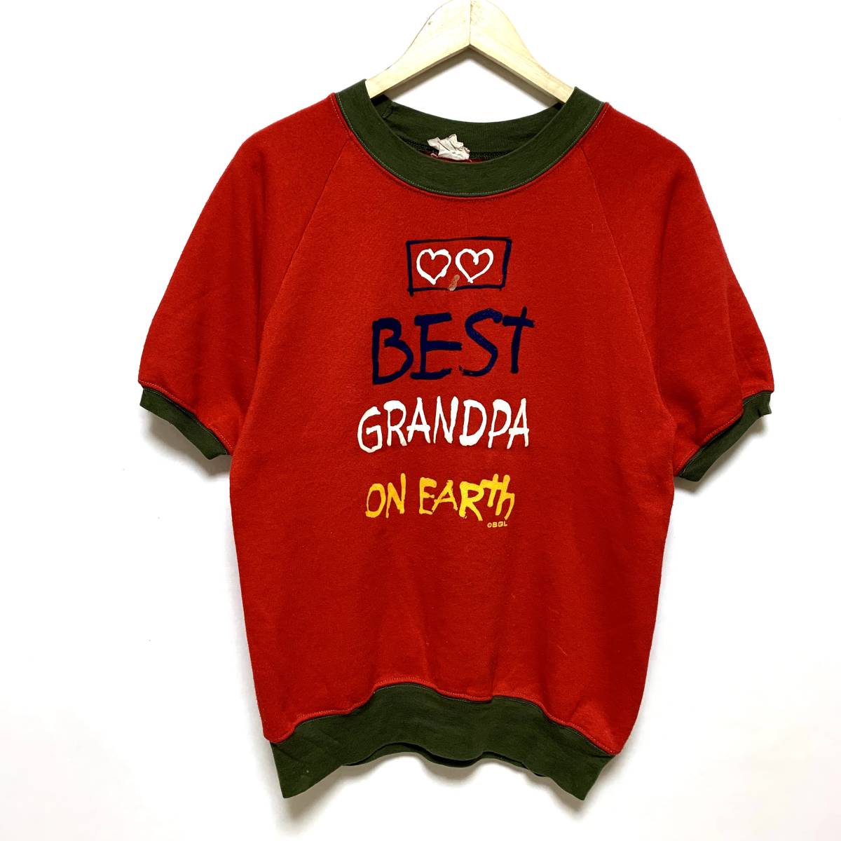 ○60s 70s ヴィンテージ BEST GRANDPA ON EARTH プリント スウェット 