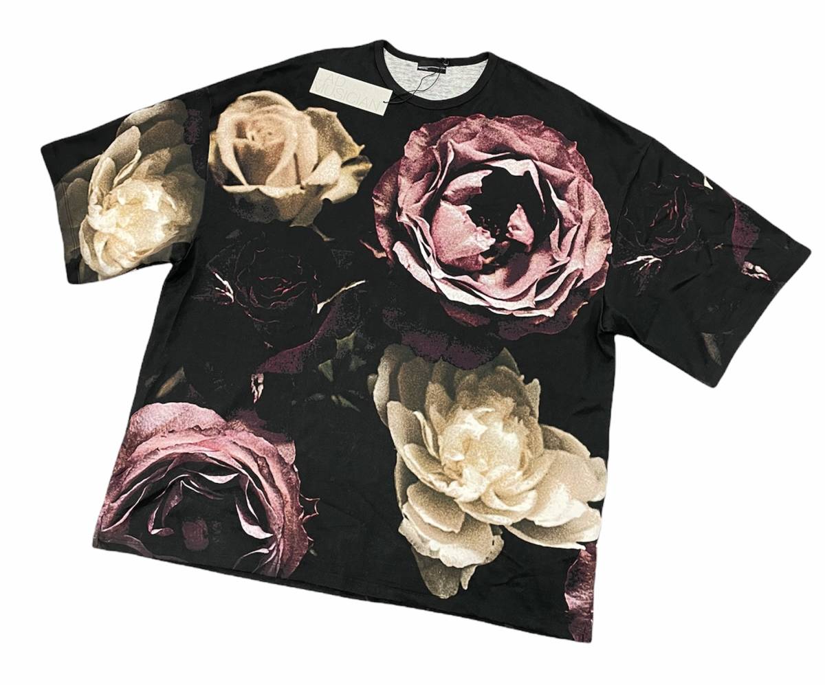 定価16500円 新品 □ LAD MUSICIAN 21AW 30/2 T-CLOTH BIG ROSE BIG
