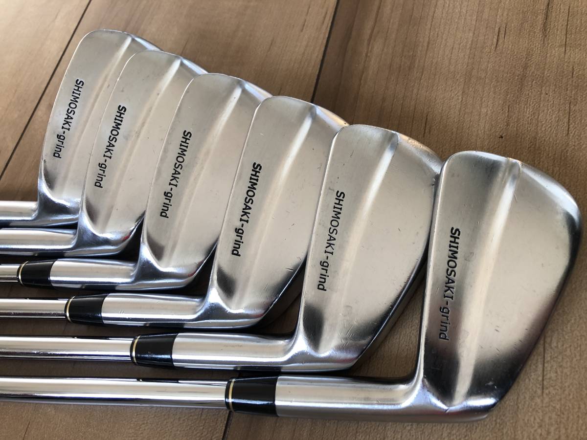 共和ゴルフ 地クラブ 希少 SHIMOSAKI-grind 5～9.P 6本 NSプロ 950GH S アイアンセット マッスル 軟鉄鍛造 下崎一夫氏研磨