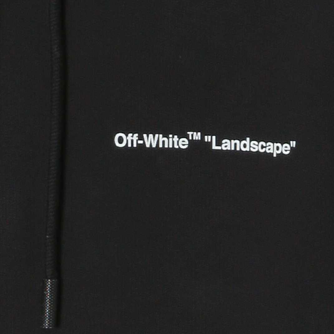 新品】【阪急限定】 OFF WHITE Landscape Hoodie M オフホワイト 