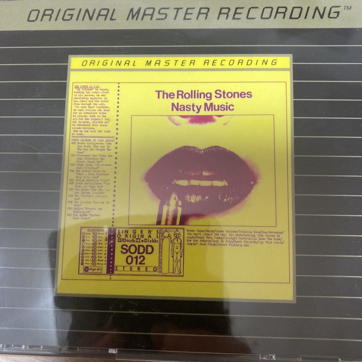 廃盤)THE ROLLING STONES THE ORIGINAL NASTY MUSIC（VGP） 【公式通販】