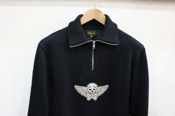 977☆The Groovin High/グルーヴィンハイ 1940s Motorcycle Knit Skull 