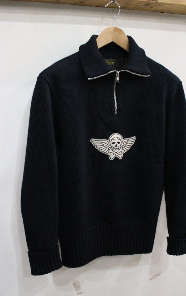 Groovin' High HOT OIL セーター 977☆The Groovin High/グルーヴィンハイ 1940s Motorcycle Knit Skull