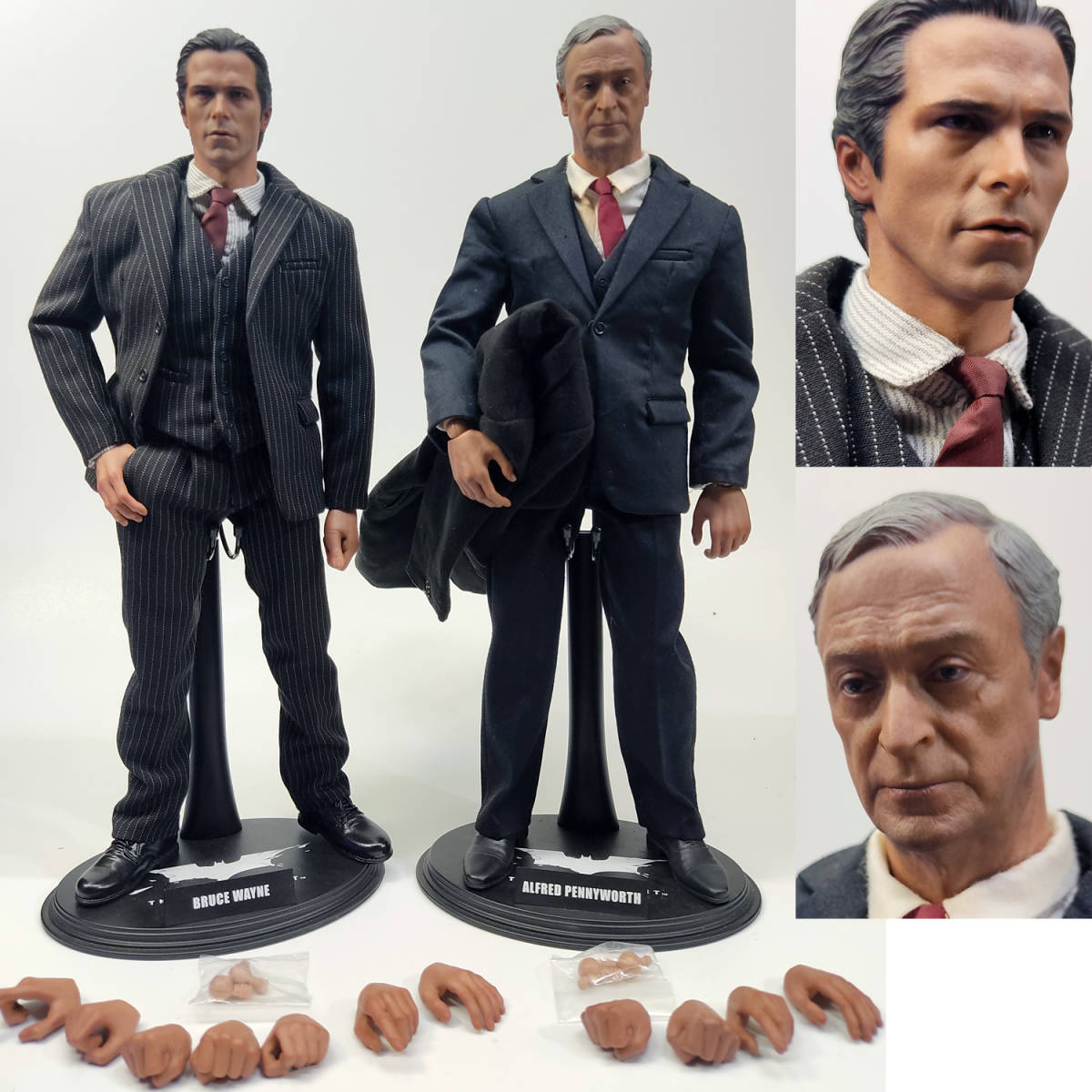 ホットトイズ 1/6 ブルース ウェイン アルフレッド 2体 限定 ダーク