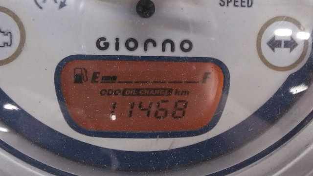 ジョルノ4スト　GIORNO　AF77-1104xxx　の　メーター *1633656417　中古 GIORNO ジョルノ4スト AF77-1104xxx AF77型 ジョルノ(Giorno) 原付