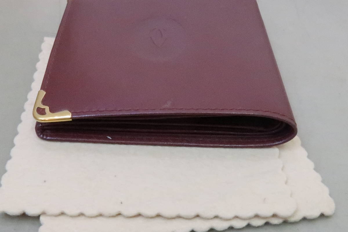 △##Cartier カルティエ マスト 二つ折り財布 カルティエ マスト 二