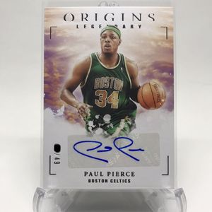 Paul Pierce 揺すっ サイン入り トレーディングカード