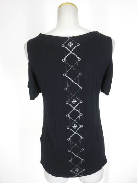 h.NAOTO Sixh. 肩出し半袖カットソー / エイチナオト シックス [B43270  