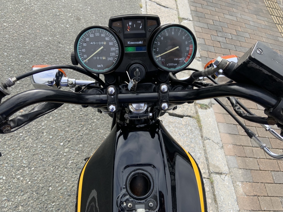 KZ550D/Z550FX タイガーカラー Z4000FX 車検3年付き 令和６年１０月 エンジン良好 売り切り 旧車 CBX400F GS400 GT550 Z1 Z2 RS ゼファー_9