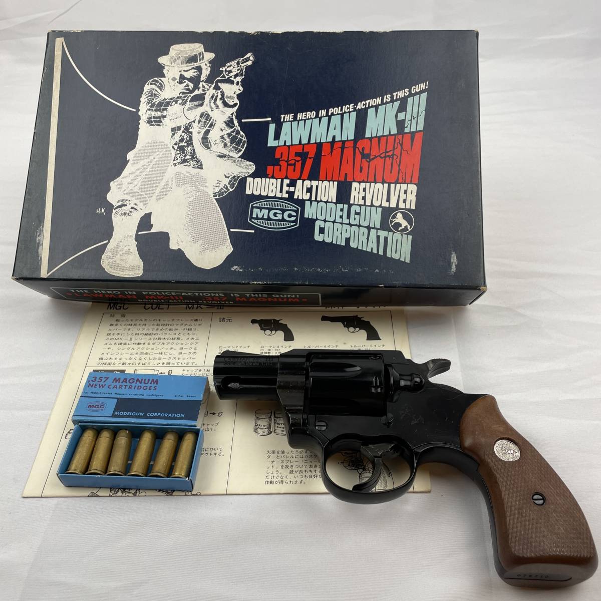 MGC LAWMAN MK-Ⅲ 357 マグナム SPG 動作確認済み モデルガン
