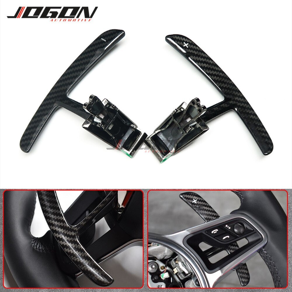 パドルシフト 新品【カーボン】ポルシェ パナメーラ マカン カイエン 718 ボクスター ケイマン 911 991 車 パーツ 内装 交換 左右_1