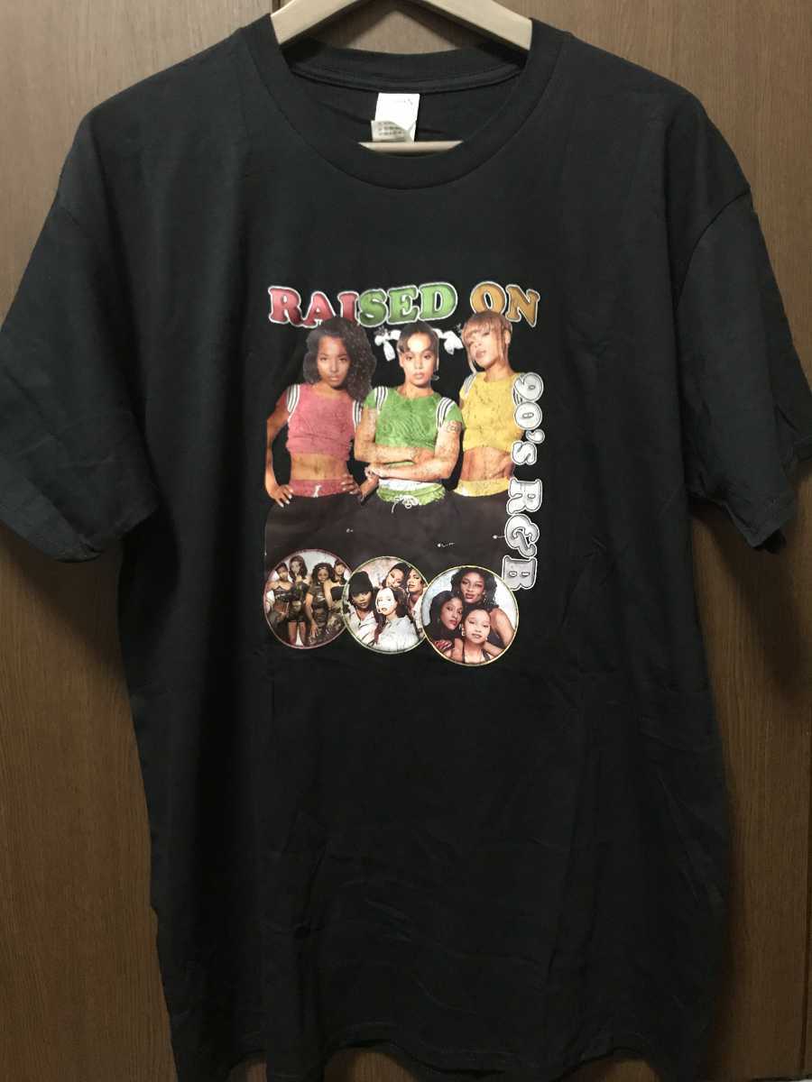 激安大特価，本物保証 TLC ラップ Tシャツ ブラック XL 90s R&B シンガー ヒップホップ hiphop rap クロスカラー レフトアイ black ブラック(Tシャツ)｜売買されたオークション情報、yahooの商品情報をアーカイブ公開 - オ Tシャツ
