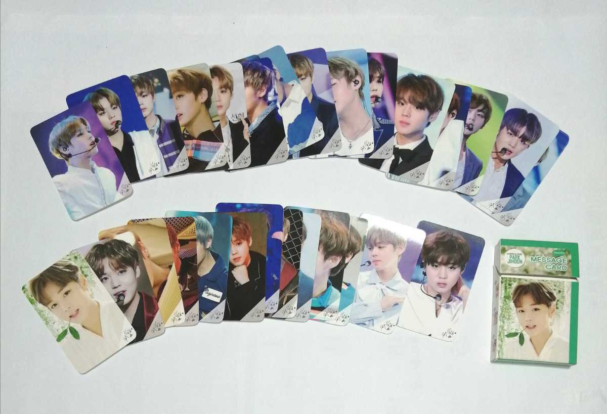 新品「WANNA ONE パクジフンPARK JIHOON フォトメッセージカード（30枚