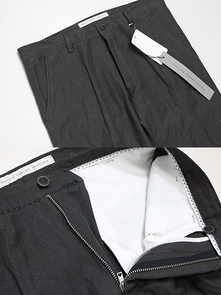 Nicolo Ceschi Berrini ブラック スラックス パンツ Nicolo Ceschi Berrini】ニコロチェスキベリーニ デザインパンツ 美品