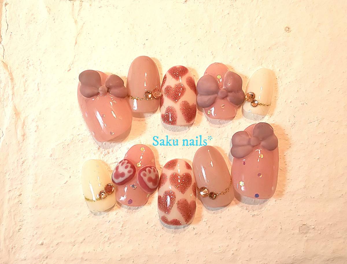 ネイルチップ レギュラーサイズ シェリーメイ風ピンクシアーカラー 大きなりぼん ハートネイル ディズニー風ネイル その他 売買されたオークション情報 Yahooの商品情報をアーカイブ公開 オークファン Aucfan Com