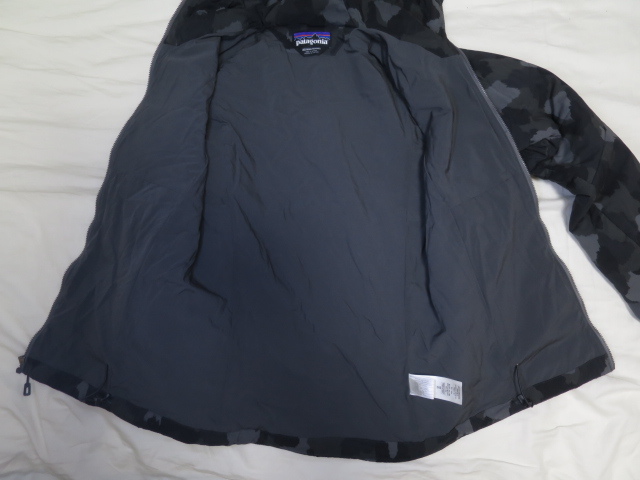 patagonia パタゴニア ナノエア フーディ XS 迷彩 カモフラ グレー