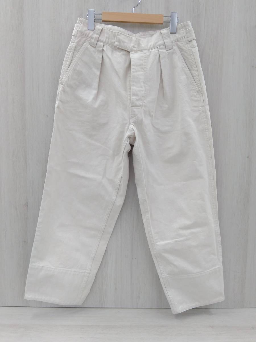 お得，得価 最終値引き MHL. NATURAL DENIM サイズⅢ エムエイチエル トラウザーパンツ 生成り デニム(レディースファッション)｜売買されたオークション情報、yahooの商品情報をアーカイブ公開 - オークファ その他